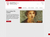 sappho-stiftung.de Webseite Vorschau