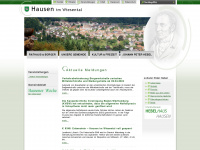 hausen-im-wiesental.de Webseite Vorschau