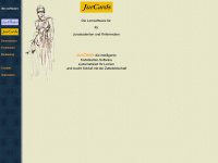 jurcards.de Webseite Vorschau