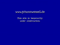 johannwenzel.de Webseite Vorschau
