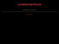 juristisches-forum.de Webseite Vorschau