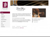 johnhopestrings.com Webseite Vorschau