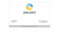 joia-juice.de Webseite Vorschau