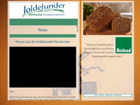 joldelunder-bioland-baecker.de Webseite Vorschau