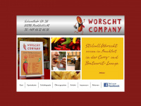 worscht-company.de Webseite Vorschau