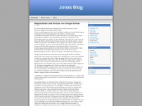 jonas234.wordpress.com Webseite Vorschau