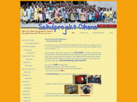 schulprojekt-ghana.at Webseite Vorschau