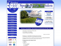 sportverein-weiden.de Webseite Vorschau