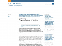 schulnetzwerk.wordpress.com Webseite Vorschau