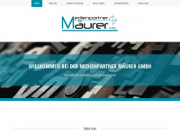 medienpartner-maeurer.de Webseite Vorschau