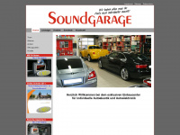 soundgarage.ch Webseite Vorschau