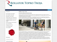 rollator-topro-troja.de Webseite Vorschau