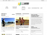 petejacobs.com Webseite Vorschau