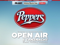 peppers-openair.de Webseite Vorschau
