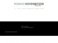 roman-hovenbitzer.de Webseite Vorschau