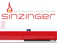 sinzinger-kachelofenbau.at Webseite Vorschau
