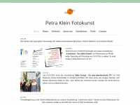 petra-klein-fotokunst.de Webseite Vorschau