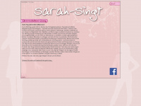 sarah-singt.de Webseite Vorschau