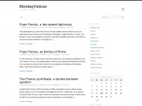 mondayvatican.com Webseite Vorschau