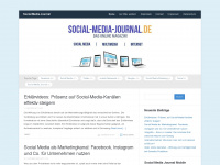 social-media-journal.de Webseite Vorschau