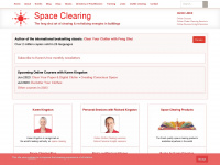spaceclearing.com Webseite Vorschau