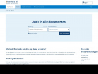 officielebekendmakingen.nl Webseite Vorschau