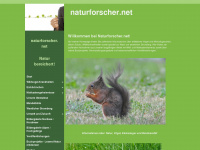 naturforscher.net Webseite Vorschau