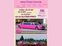 pinke-limo.de Webseite Vorschau