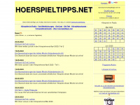 hoerspieltipps.net Webseite Vorschau