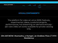 visualcontainer.tv Webseite Vorschau