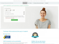testsieger-zahnzusatzversicherung.de Webseite Vorschau