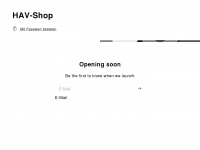 hav-shop.de Webseite Vorschau