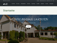 naturfreundehaus-lauenstein.de Webseite Vorschau