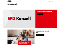 spd-konzell.de Webseite Vorschau