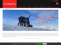 edelweiss-ropes.com Webseite Vorschau