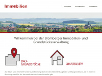 blomberg-immobilien.de Webseite Vorschau