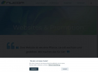 nucom.at Webseite Vorschau