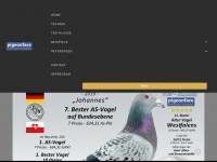 pigeonface.de Webseite Vorschau