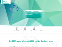 mint-award-informatik.de Webseite Vorschau