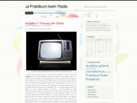 radiopraktikum.wordpress.com Webseite Vorschau