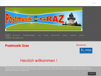 postmusik-graz.at Webseite Vorschau
