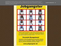 jobgangster.blogspot.com Webseite Vorschau