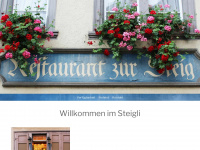 steigli.ch Webseite Vorschau