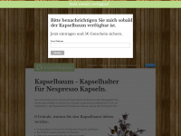 kapselbaum.de Webseite Vorschau