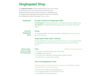 singlespeed-shop.de Webseite Vorschau