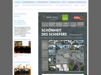 schieferland.com Webseite Vorschau