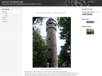 sattelbergturm.de Webseite Vorschau