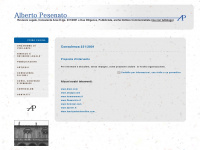 albertopesenato.net Webseite Vorschau