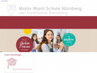 maria-ward-schulen-nuernberg.de Webseite Vorschau