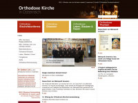 orthodoxe-kirche.at Webseite Vorschau